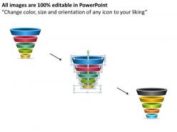 99688189 style layered funnel 5 piece powerpoint presentation diagram infographic slide
