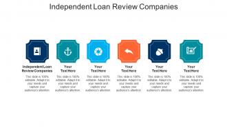 Independent loan review companies ppt powerpoint presentation infographics cpb