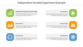 Independent variable experiment example ppt powerpoint presentation files cpb