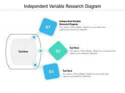 Independent variable research diagram ppt powerpoint presentation model outline cpb