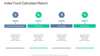 Index Fund Calculator Return In Powerpoint And Google Slides Cpb
