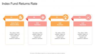 Index Fund Returns Rate In Powerpoint And Google Slides Cpb