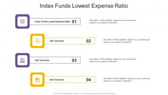 Index Funds Lowest Expense Ratio In Powerpoint And Google Slides Cpb