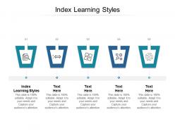 Index learning styles ppt powerpoint presentation layouts background images cpb