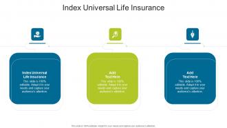Index Universal Life Insurance In Powerpoint And Google Slides Cpb