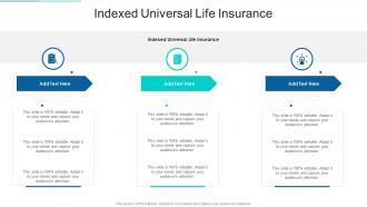 Indexed Universal Life Insurance In Powerpoint And Google Slides Cpb