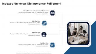 Indexed Universal Life Insurance Retirement In Powerpoint And Google Slides Cpb