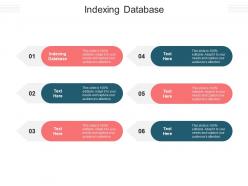 Indexing database ppt powerpoint presentation icon outline cpb