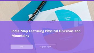 India Map Featuring Physical Divisions And Mountains PPT Designs AT