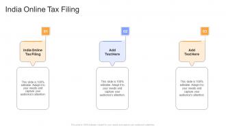 India Online Tax Filing In Powerpoint And Google Slides Cpb