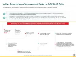 Indian Association Of Amusement Parks On Covid 19 Crisis Fiscal Ppt Powerpoint Presentation Sample