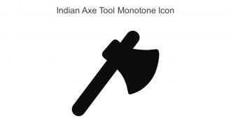 Indian Axe Tool Monotone Icon In Powerpoint Pptx Png And Editable Eps Format