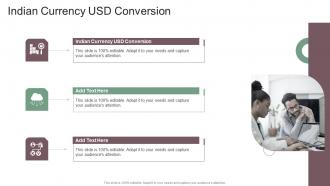 Indian Currency USD Conversion In Powerpoint And Google Slides Cpb