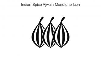 Indian Spice Ajwain Monotone Icon In Powerpoint Pptx Png And Editable Eps Format