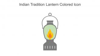 Indian Tradition Lantern Colored Icon In Powerpoint Pptx Png And Editable Eps Format