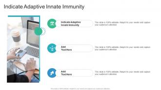 Indicate Adaptive Innate Immunity In Powerpoint And Google Slides Cpb