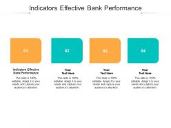 Indicators effective bank performance ppt powerpoint presentation file ideas cpb