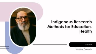 Indigenous Research Methods For Education Health PPT Information AT