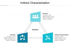 Indirect characterization ppt powerpoint presentation infographic template slide portrait cpb