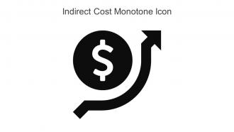 Indirect Cost Monotone Icon In Powerpoint Pptx Png And Editable Eps Format