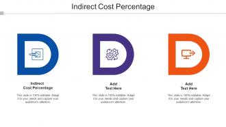 Indirect Cost Percentage Ppt Powerpoint Presentation Visual Aids Layouts Cpb