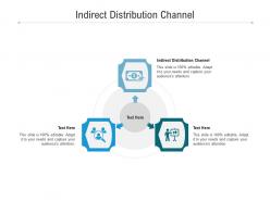 Indirect distribution channel ppt powerpoint presentation file good cpb
