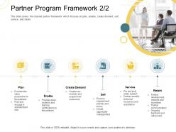 Indirect Go To Market Strategy Partner Program Framework Plan Ppt File Demonstration