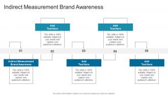 Indirect Measurement Brand Awareness In Powerpoint And Google Slides Cpb