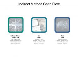 Indirect method cash flow ppt powerpoint presentation summary ideas cpb