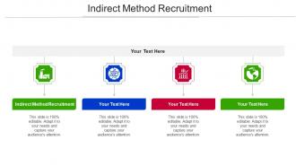 Indirect Method Recruitment Ppt Powerpoint Presentation Layouts Template Cpb