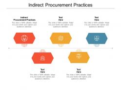 Indirect procurement practices ppt powerpoint presentation model portfolio cpb
