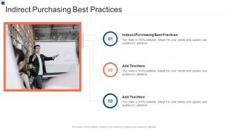 Indirect Purchasing Best Practices In Powerpoint And Google Slides Cpb