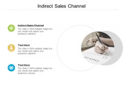 Indirect sales channel ppt powerpoint presentation styles demonstration cpb