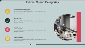 Indirect Spend Categories In Powerpoint And Google Slides Cpb