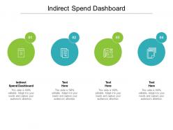 Indirect spend dashboard ppt powerpoint presentation model inspiration cpb
