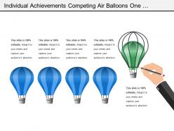 Individual Achievements Competing Air Balloons One Individual Winner
