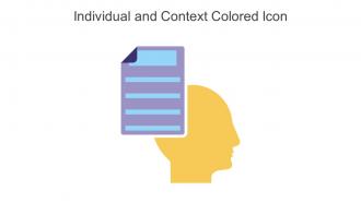 Individual And Context Colored Icon In Powerpoint Pptx Png And Editable Eps Format