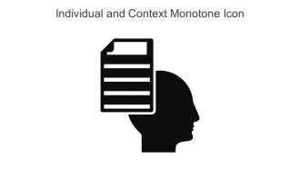 Individual And Context Monotone Icon In Powerpoint Pptx Png And Editable Eps Format