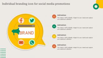 Individual Branding Icon For Social Media Promotions