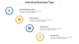 Individual Business Type Ppt Powerpoint Presentation Layouts Example Cpb