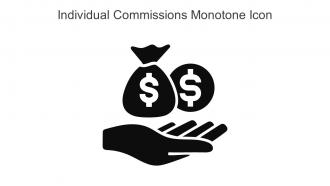 Individual Commissions Monotone Icon In Powerpoint Pptx Png And Editable Eps Format