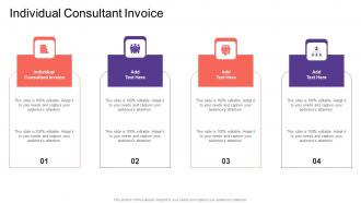 Individual Consultant Invoice In Powerpoint And Google Slides Cpb