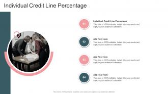 Individual Credit Line Percentage In Powerpoint And Google Slides Cpb