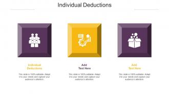 Individual Deductions Ppt Powerpoint Presentation Pictures Graphic Images Cpb