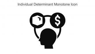 Individual Determinant Monotone Icon In Powerpoint Pptx Png And Editable Eps Format