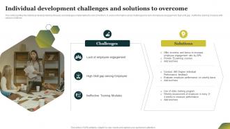 Individual Development Challenges And Solutions To Overcome