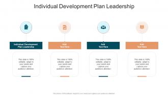 Individual Development Plan Leadership In Powerpoint And Google Slides Cpb