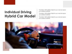 Individual driving hybrid car model