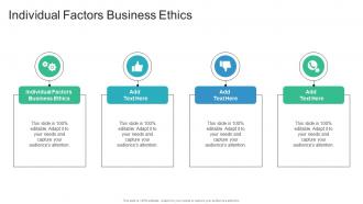 Individual Factors Business Ethics In Powerpoint And Google Slides Cpb