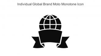 Individual Global Brand Moto Monotone Icon In Powerpoint Pptx Png And Editable Eps Format